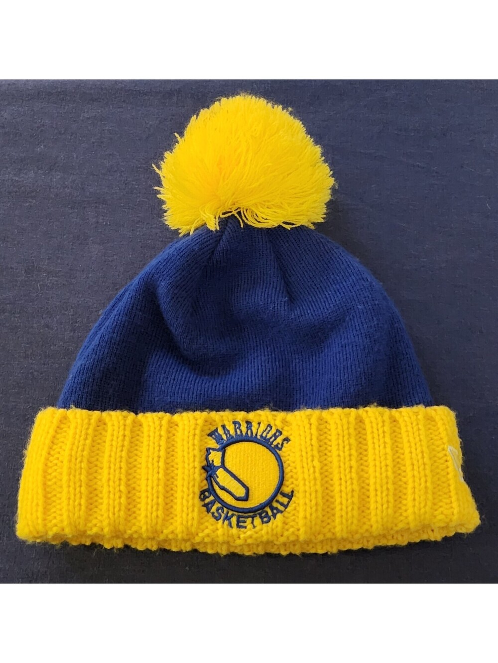 Golden State Warriors Beanie New Era Hat Retro Logo Knit Winter Cap NBA The City